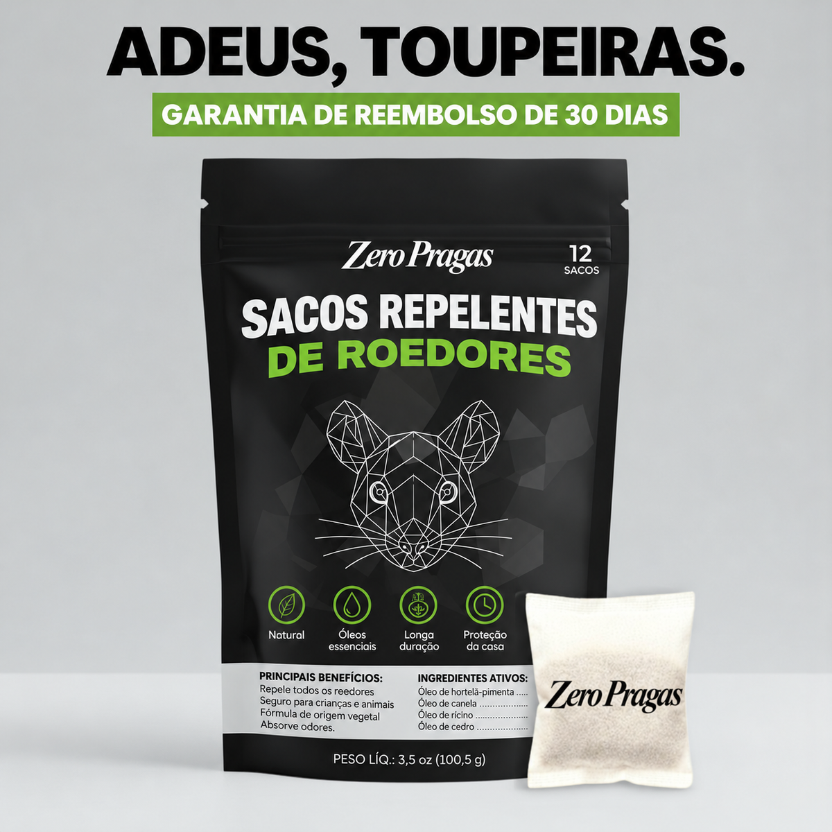 Sacos Repelentes de Toupeiras