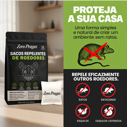 Sacos Repelentes de Roedores