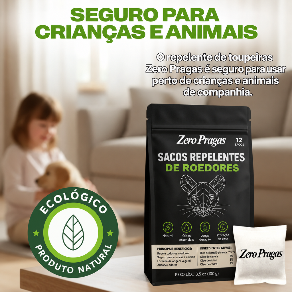 Sacos Repelentes de Toupeiras