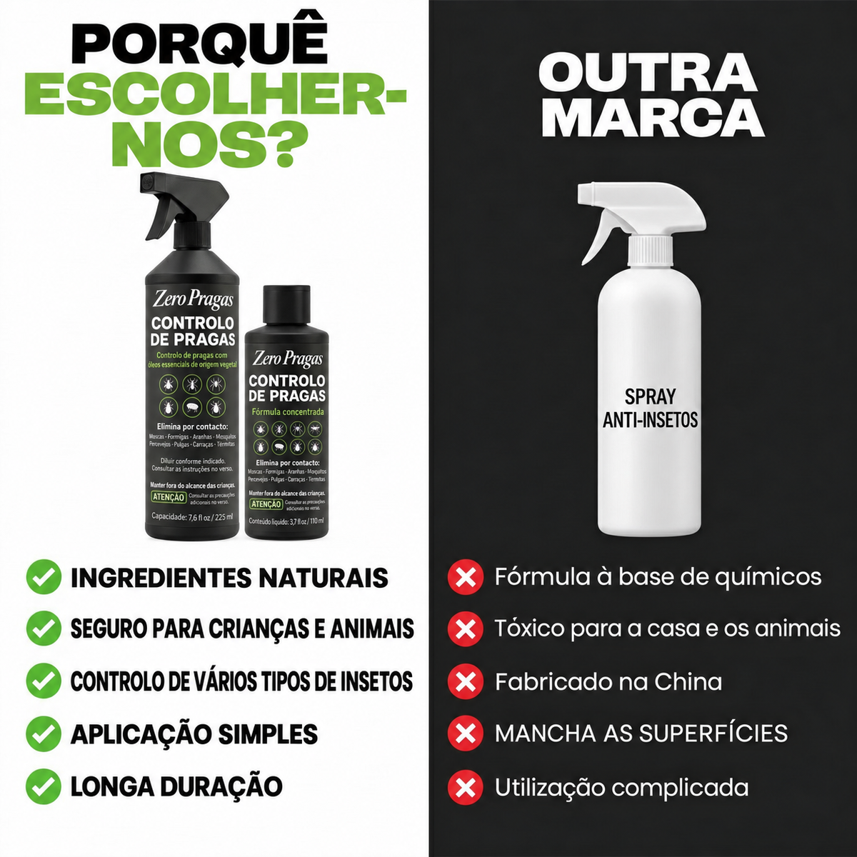 Spray de Controlo de Pragas