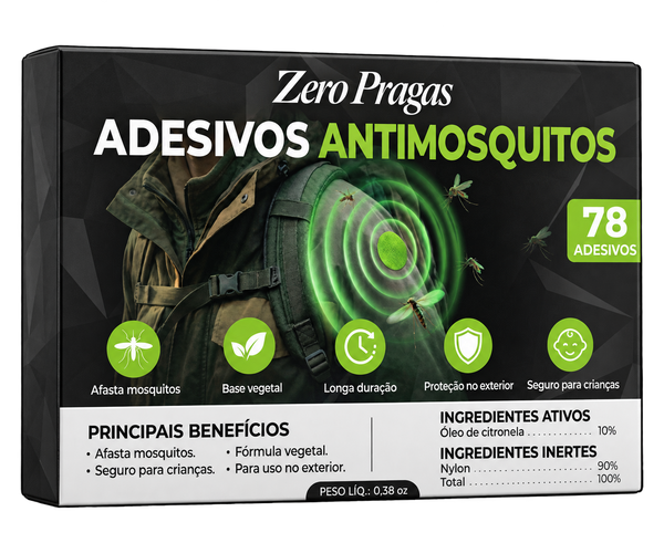 Adesivos anti-mosquitos